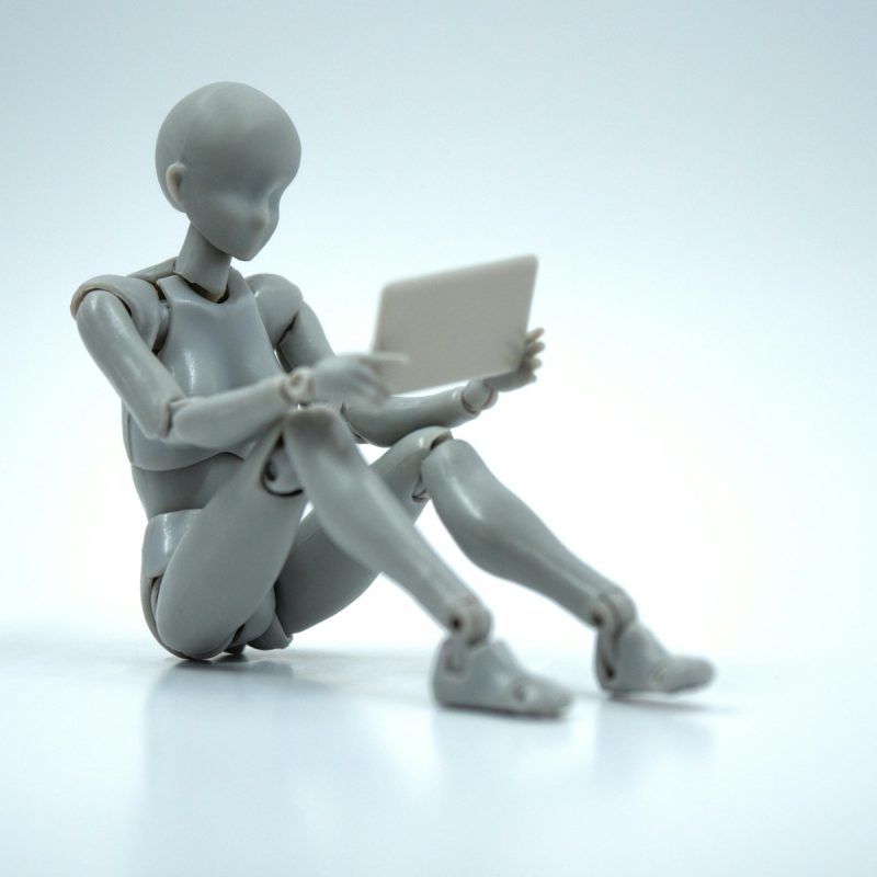 puppet using tablet